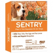 SENTRY (Сентри) капли от блох,  клещей и комаров для собак 7-15кг