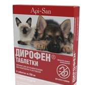 Дирофен для котят и щенков,  уп. 6 таб.
